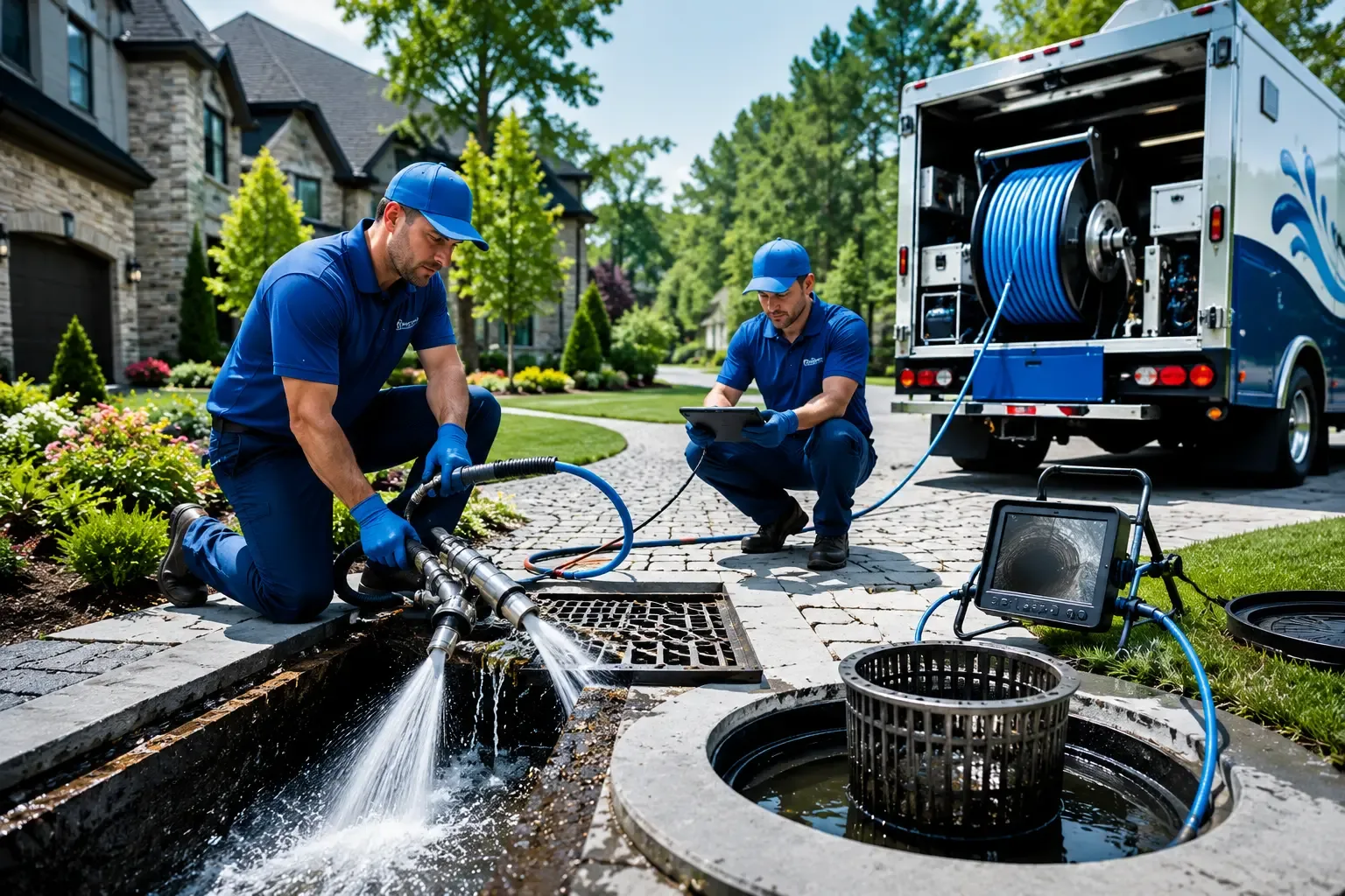 Local outdoor drain cleaning professionals in Comstock, WI