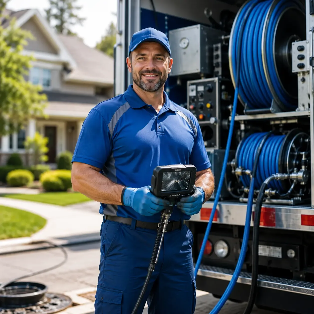 Local outdoor drain cleaning specialists in Comstock, WI